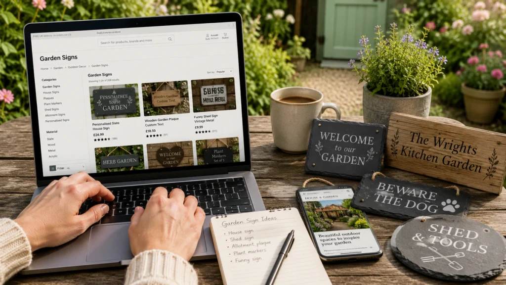 Best Online Retailers for Garden Signs UK Buyers