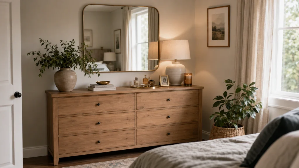 Make the Dresser Top Look Intentional