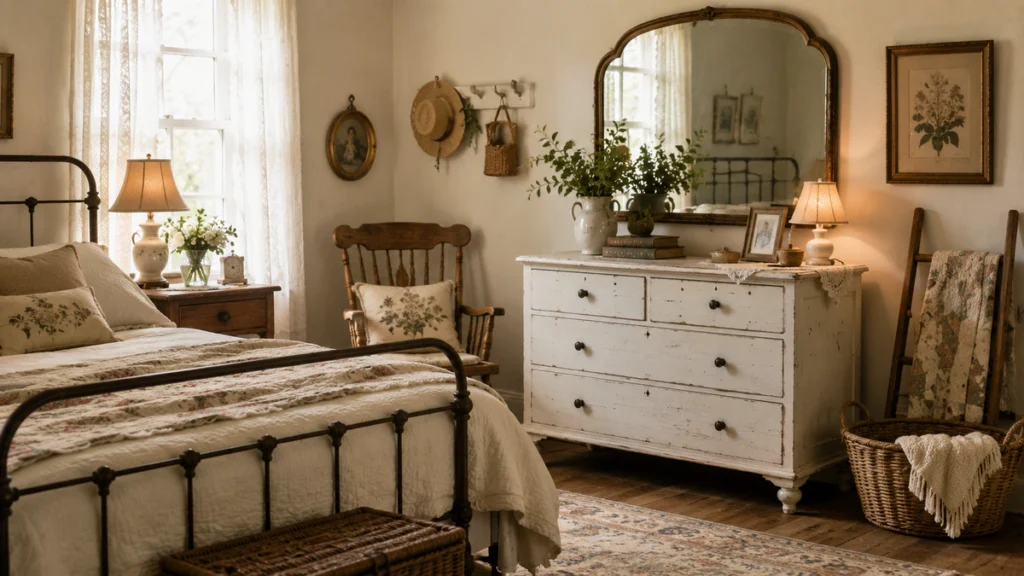 Mix Vintage Decor without Creating Clutter