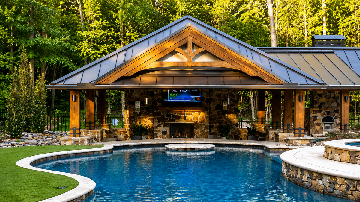 Modern Poolside Pavilion Ideas for Outdoor Living