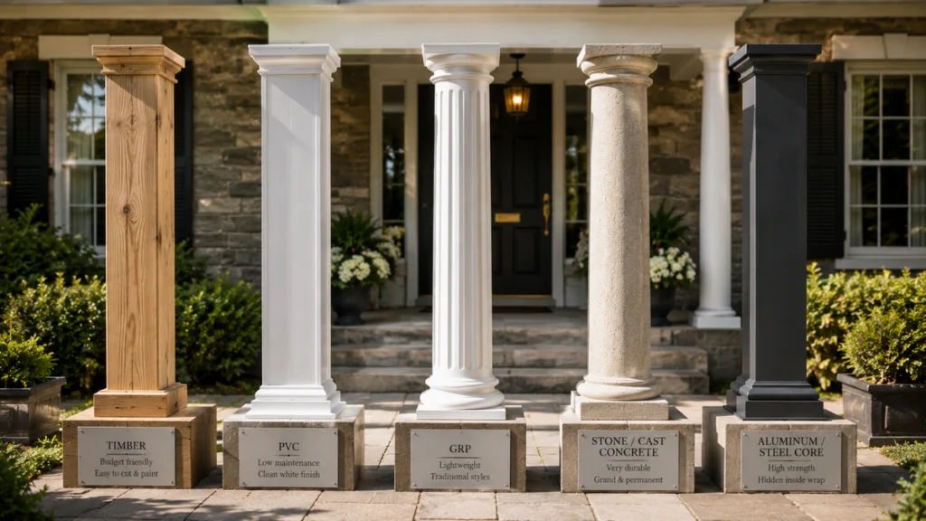 Choose the Right Porch Column Materials