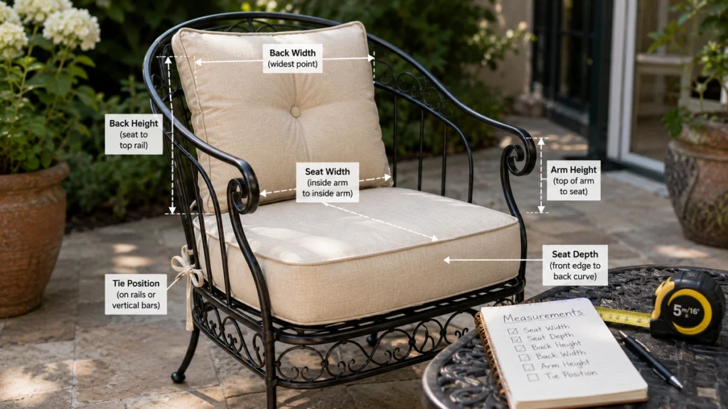 What Barrel chair cushions Work Best for Barrel Wrought Iron Chairs