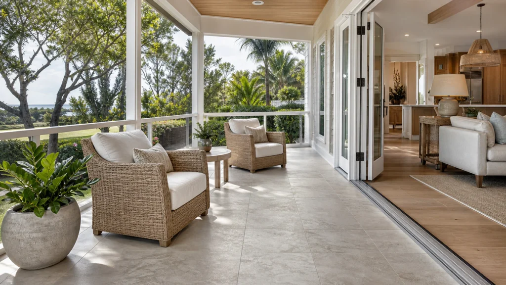 Match the Floor to Your Lanai Style