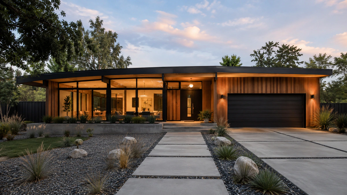 Mid Century Modern Modular Home Design Ideas