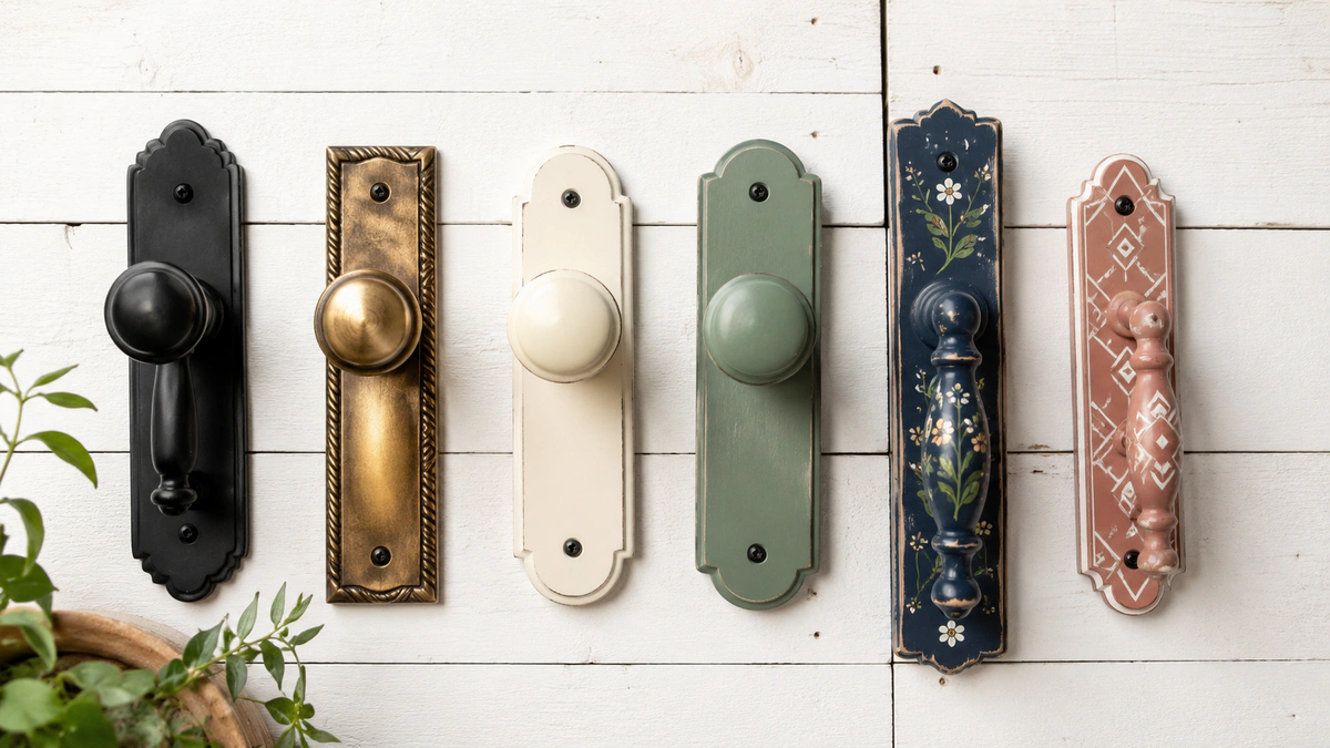 Stylish Ideas for Painted Door Handles to Upgrade Your Home