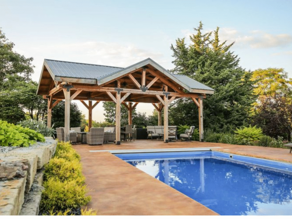 poolside pavilion
