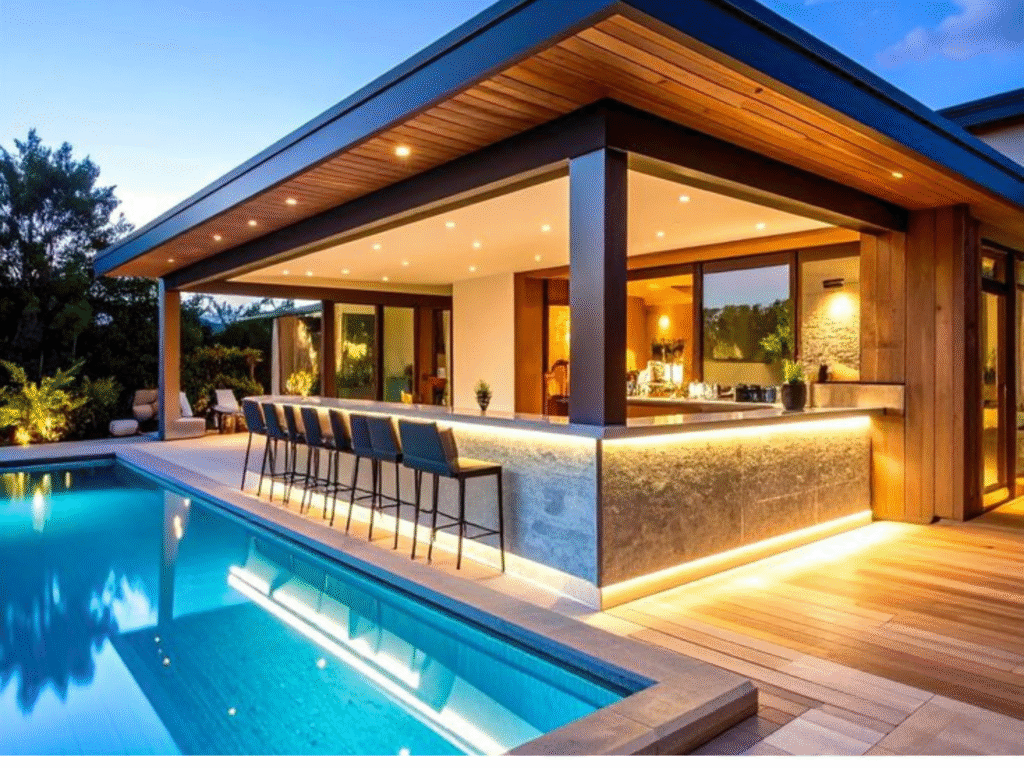 poolside pavilion