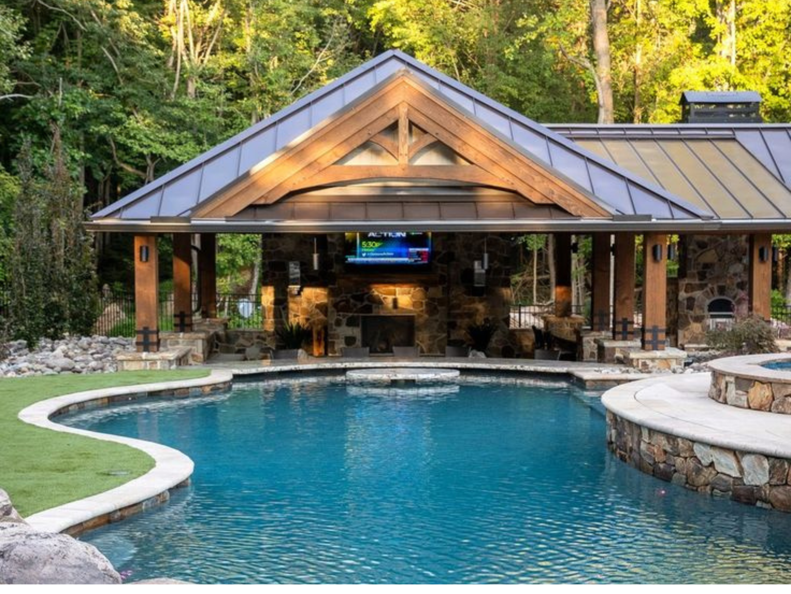 poolside pavilion