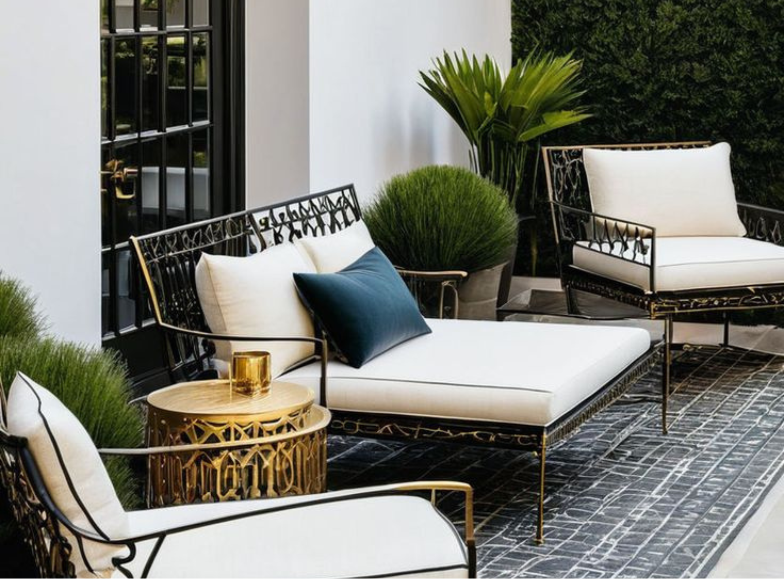 cushions for barrel wrought iron chairs