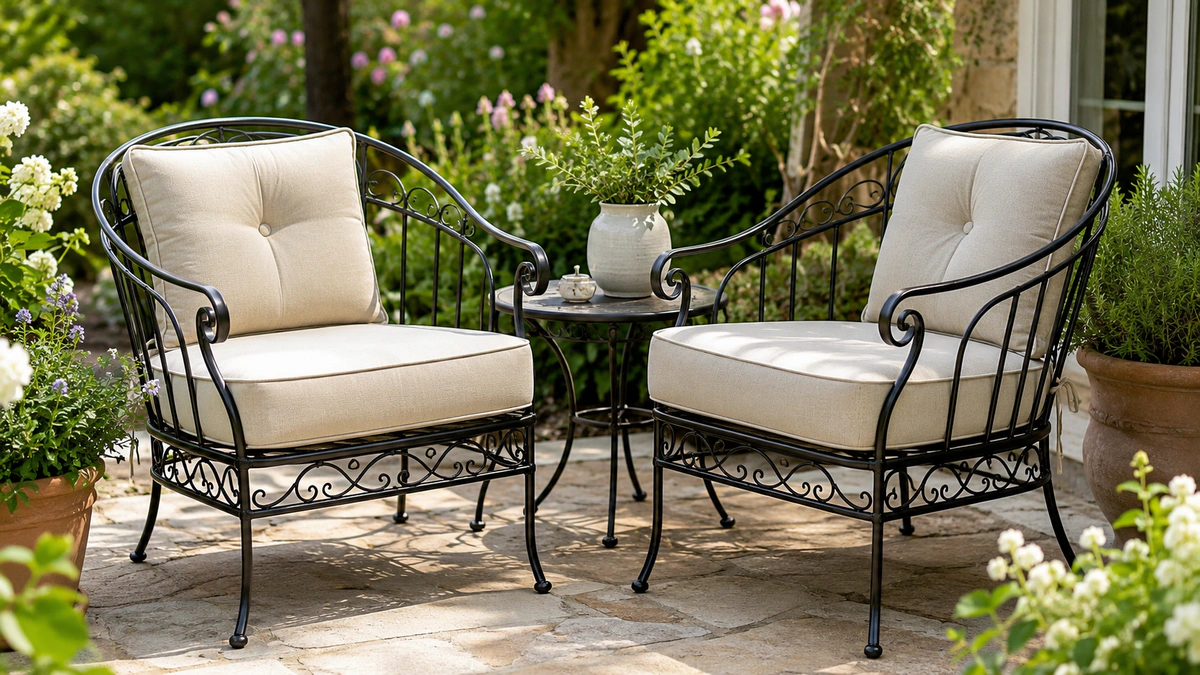 What Cushions Work Best for Barrel Wrought Iron Chairs?
