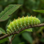 Handle a Polyphemus Moth Caterpillar